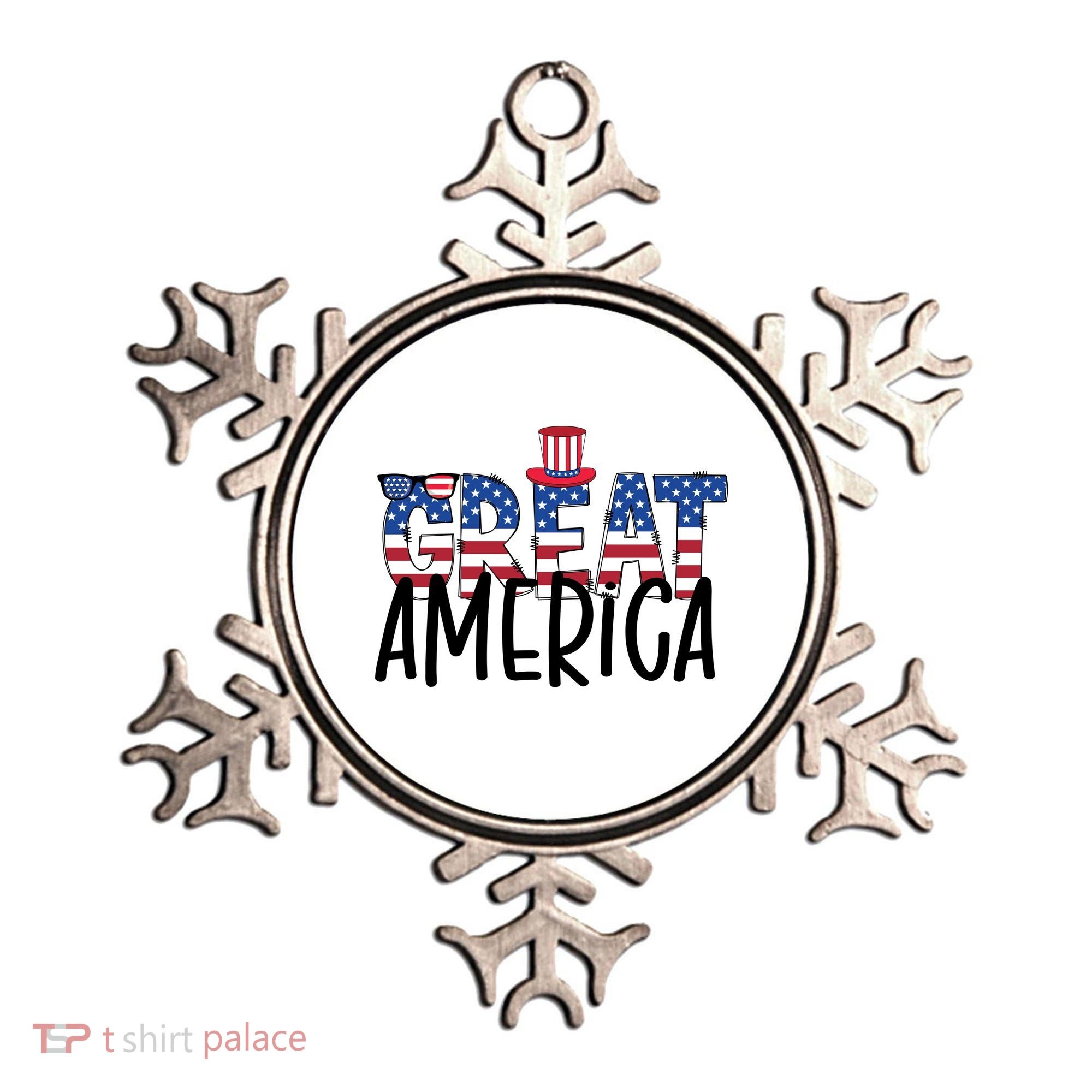 Great America 4th Of July Festive Usa Ornament