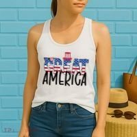 Great America 4th Of July Festive Usa Women's Tank Top thumb 2