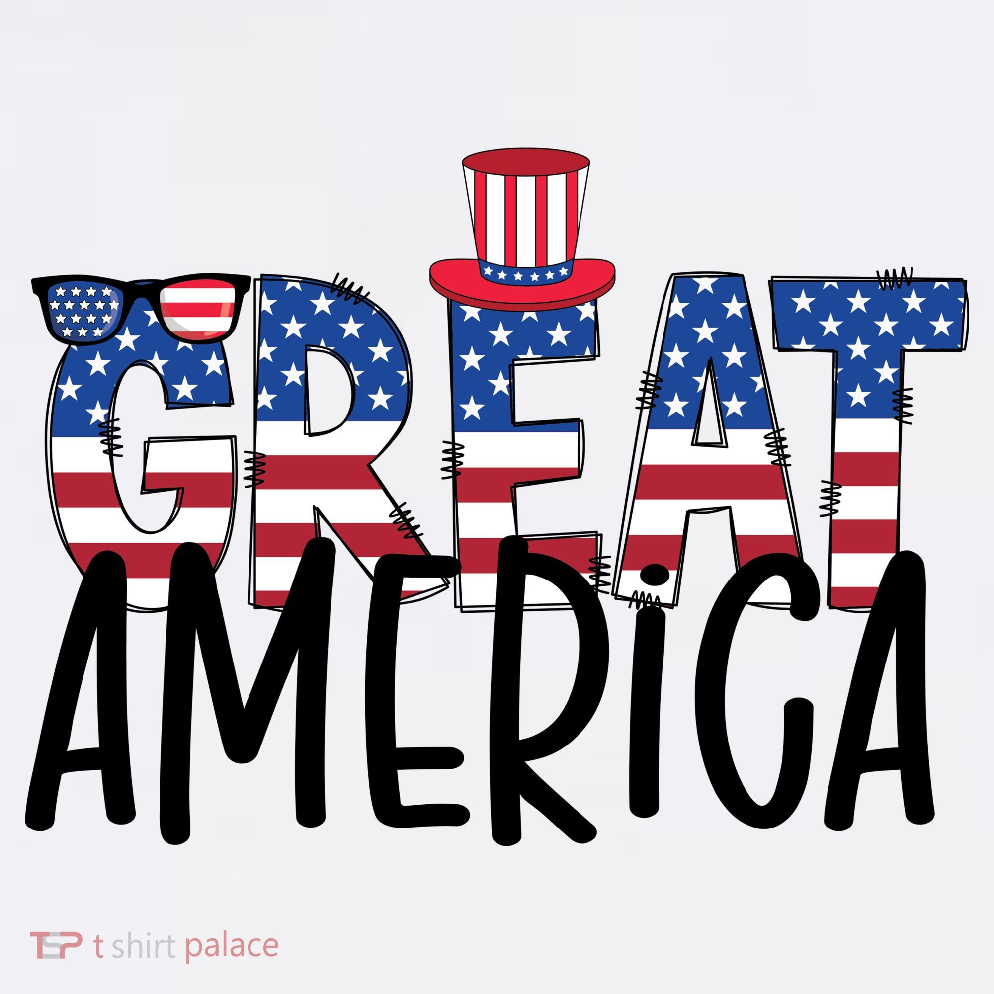 Great America 4th Of July Festive Usa Women's Tank Top