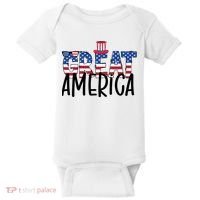 Great America 4th Of July Festive Usa Baby Bodysuit thumb 0
