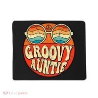 Groovy Auntie 70s Aesthetic Nostalgia 1970s Retro Aunt Mousepad thumb 0