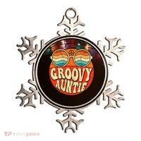 Groovy Auntie 70s Aesthetic Nostalgia 1970s Retro Aunt Ornament thumb 0