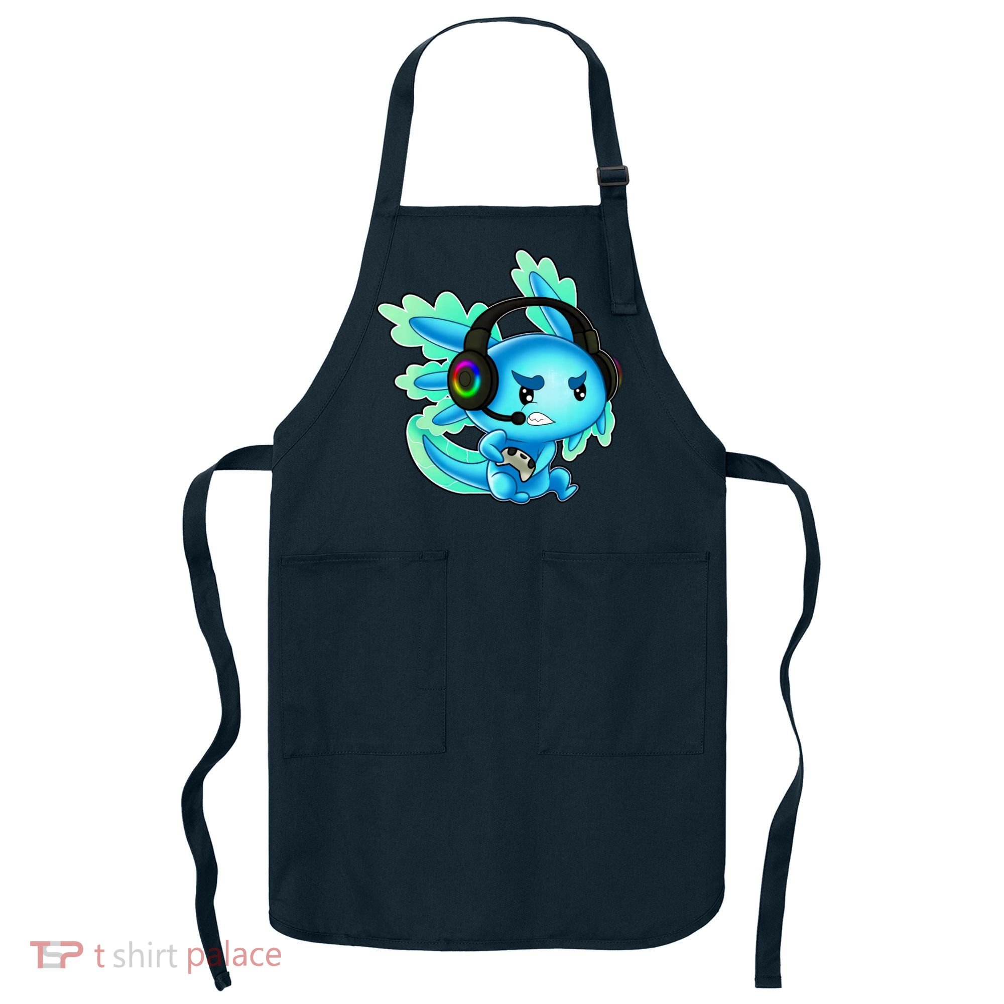 Gaming Axolotl Ambystoma Mexicanum Mexican Walking Fish Apron