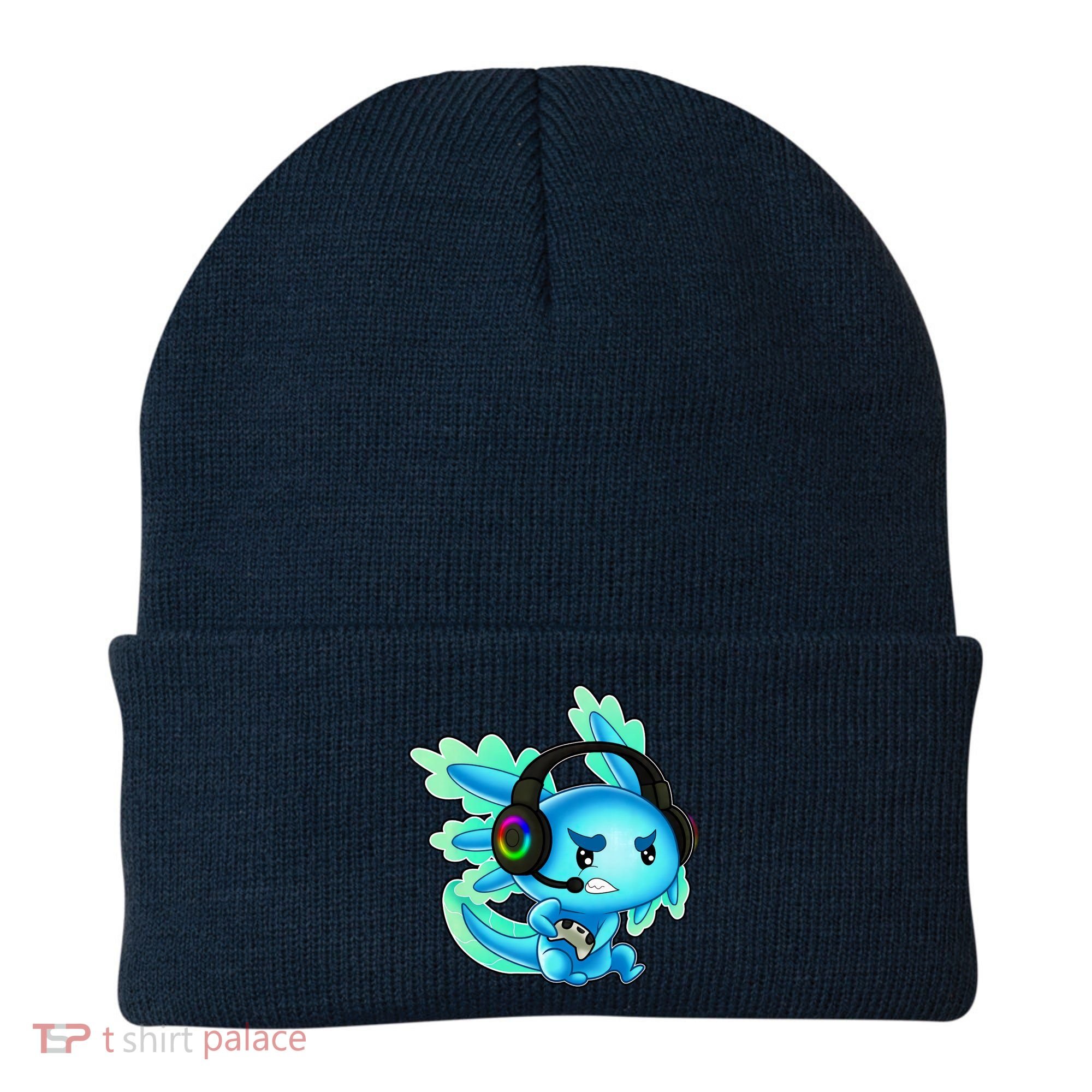 Gaming Axolotl Ambystoma Mexicanum Mexican Walking Fish Beanie
