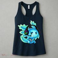 Gaming Axolotl Ambystoma Mexicanum Mexican Walking Fish Women's Tank Top thumb 3