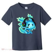 Gaming Axolotl Ambystoma Mexicanum Mexican Walking Fish Toddler T-Shirt thumb 0