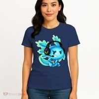 Gaming Axolotl Ambystoma Mexicanum Mexican Walking Fish Women's T-Shirt thumb 4