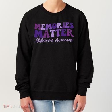 Groovy AlzheimerS Awareness Pride Women's Sweatshirt