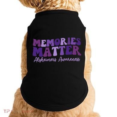 Groovy AlzheimerS Awareness Pride Doggie Tank