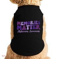 Groovy AlzheimerS Awareness Pride Doggie Tank thumb 0