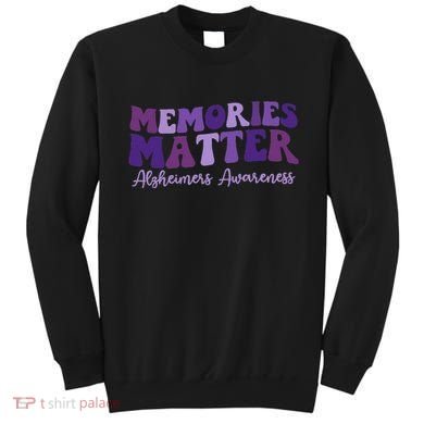 Groovy AlzheimerS Awareness Pride Sweatshirt