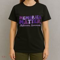 Groovy AlzheimerS Awareness Pride T-Shirt thumb 4