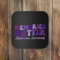 Groovy AlzheimerS Awareness Pride Coaster thumb 0