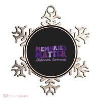 Groovy AlzheimerS Awareness Pride Ornament thumb 0