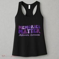 Groovy AlzheimerS Awareness Pride Women's Tank Top thumb 3