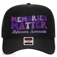 Groovy AlzheimerS Awareness Pride Hat thumb 0