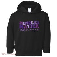 Groovy AlzheimerS Awareness Pride Toddler Hoodie thumb 0