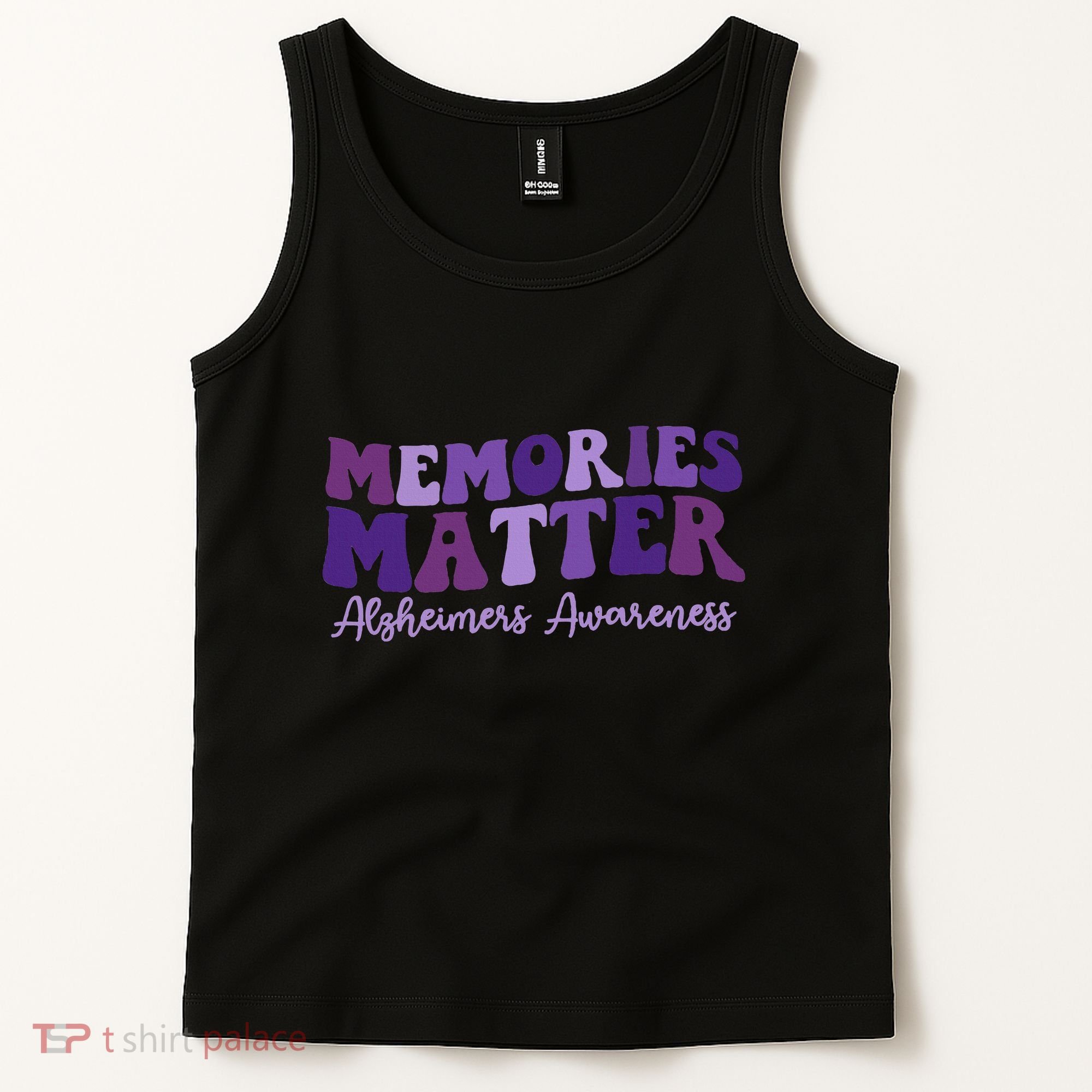 Groovy AlzheimerS Awareness Pride Tank Top