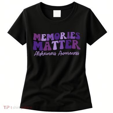 Groovy AlzheimerS Awareness Pride Women's T-Shirt
