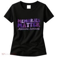 Groovy AlzheimerS Awareness Pride Women's T-Shirt thumb 0
