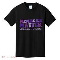 Groovy AlzheimerS Awareness Pride Kids T-Shirt thumb 0
