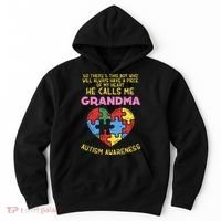 Grandma Autism Awareness Austistic  Piece My Heart Hoodie thumb 0