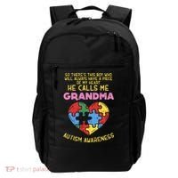 Grandma Autism Awareness Austistic  Piece My Heart Backpack thumb 0