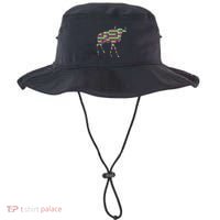Gnu Autism Awareness Wildebeest Puzzle Day Mom Gift Bucket Hat thumb 0