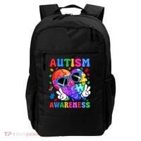 Groovy Autism Awareness  Autistic Autism Backpack thumb 0