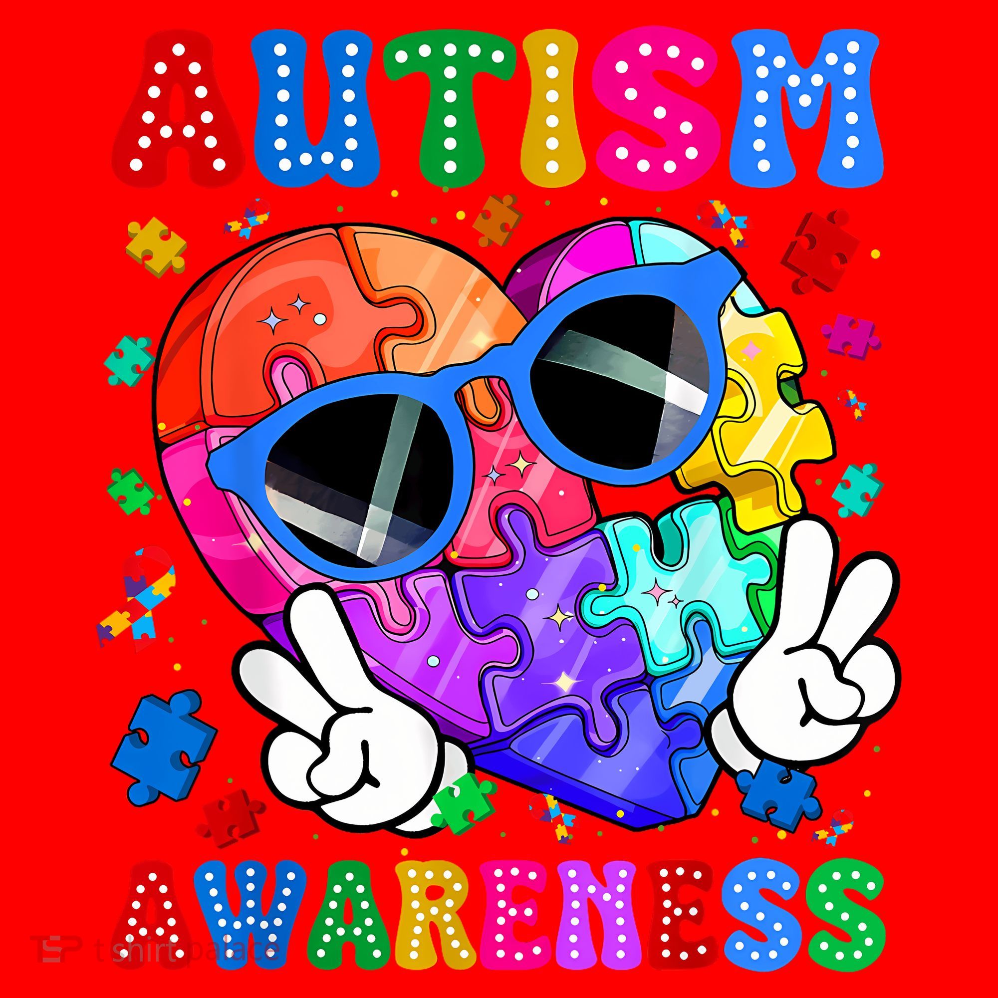 Groovy Autism Awareness  Autistic Autism Santa Hat