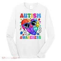 Groovy Autism Awareness  Autistic Autism Long Sleeve Shirt thumb 0