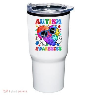 Groovy Autism Awareness  Autistic Autism Tumbler