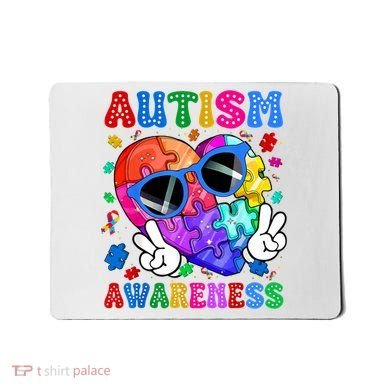 Groovy Autism Awareness  Autistic Autism Mousepad