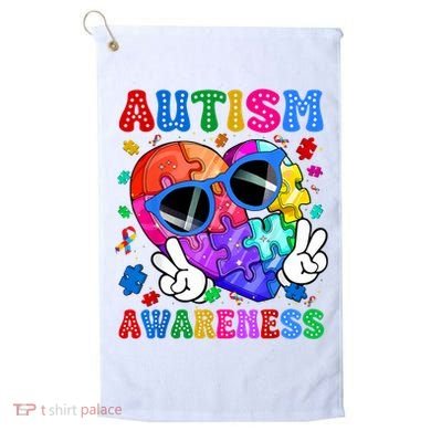 Groovy Autism Awareness  Autistic Autism Golf Towel