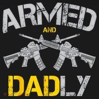 Guns Armed And Dadly Funny Deadly Father Visor thumb 3