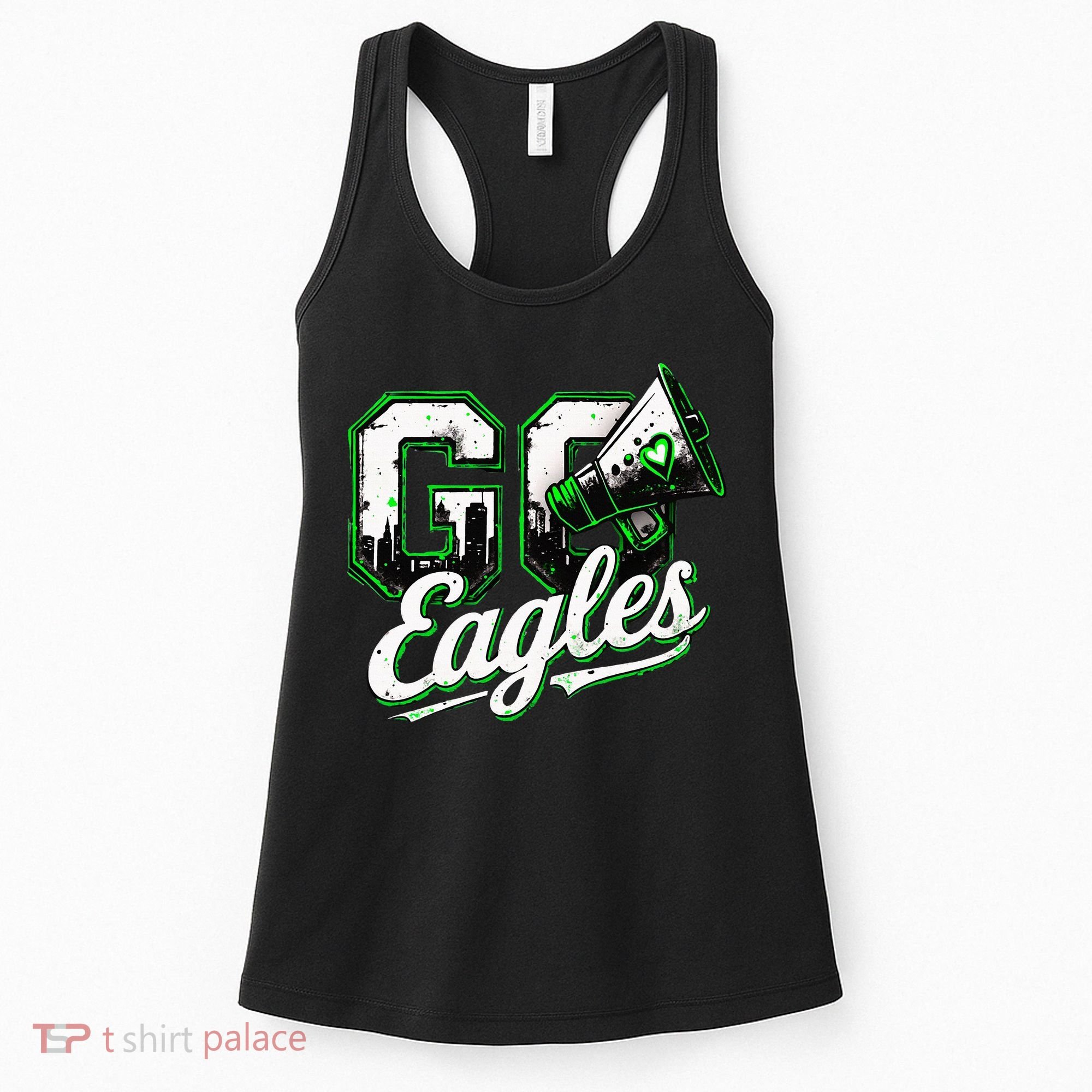 Go Ahead And Cheer For Eagles Fan Football Sports Women's Tank Top