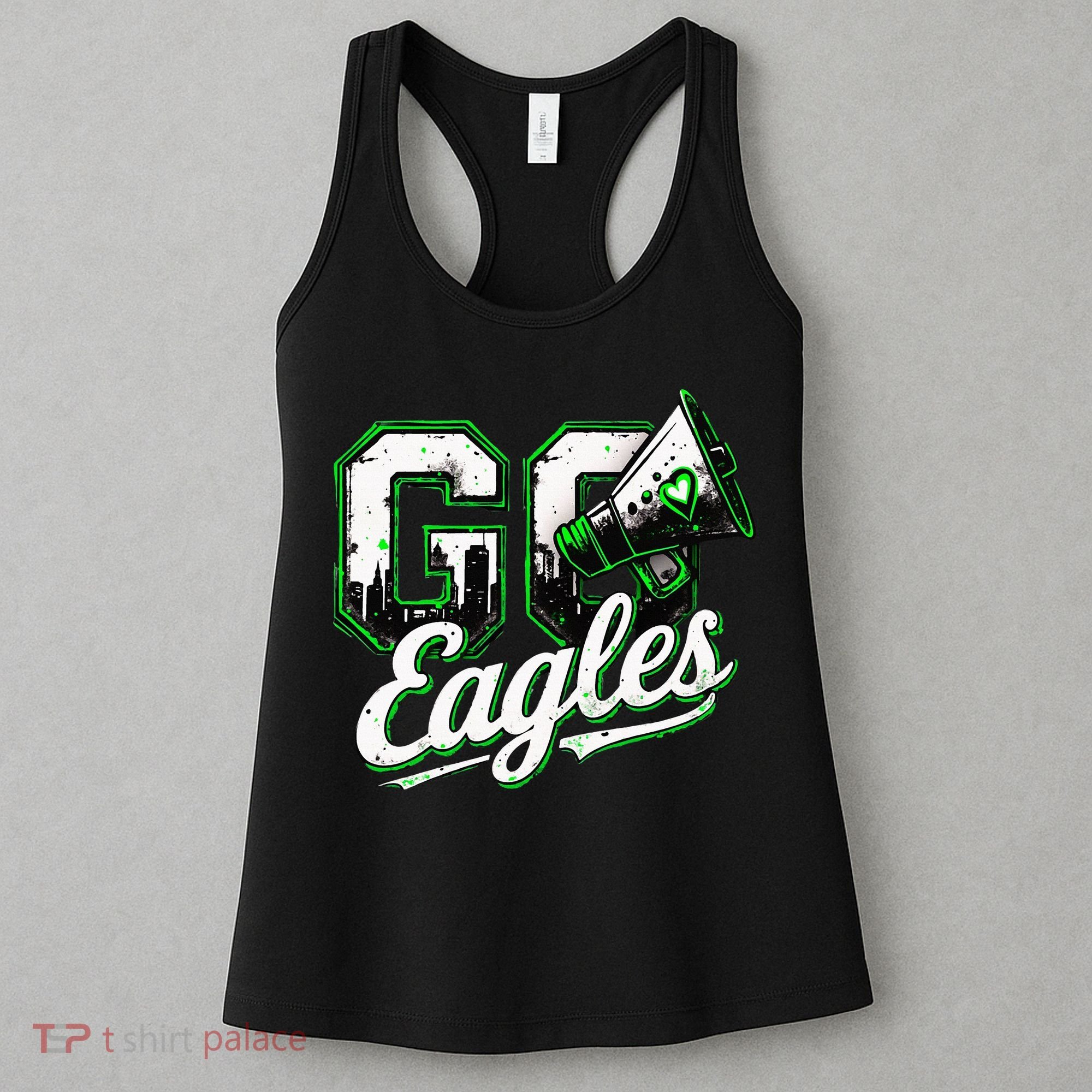 Go Ahead And Cheer For Eagles Fan Football Sports Women's Tank Top
