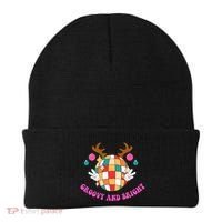 Groovy And Bright Disco Christmas Reindeer Beanie thumb 0