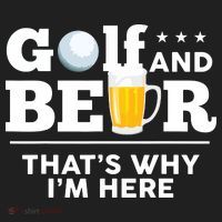 Golf And Beer That's Why I'm Here | Funny Golf Player Sarcasm Women's Sweatshirt thumb 2