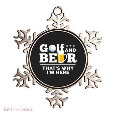 Golf And Beer That's Why I'm Here | Funny Golf Player Sarcasm Ornament
