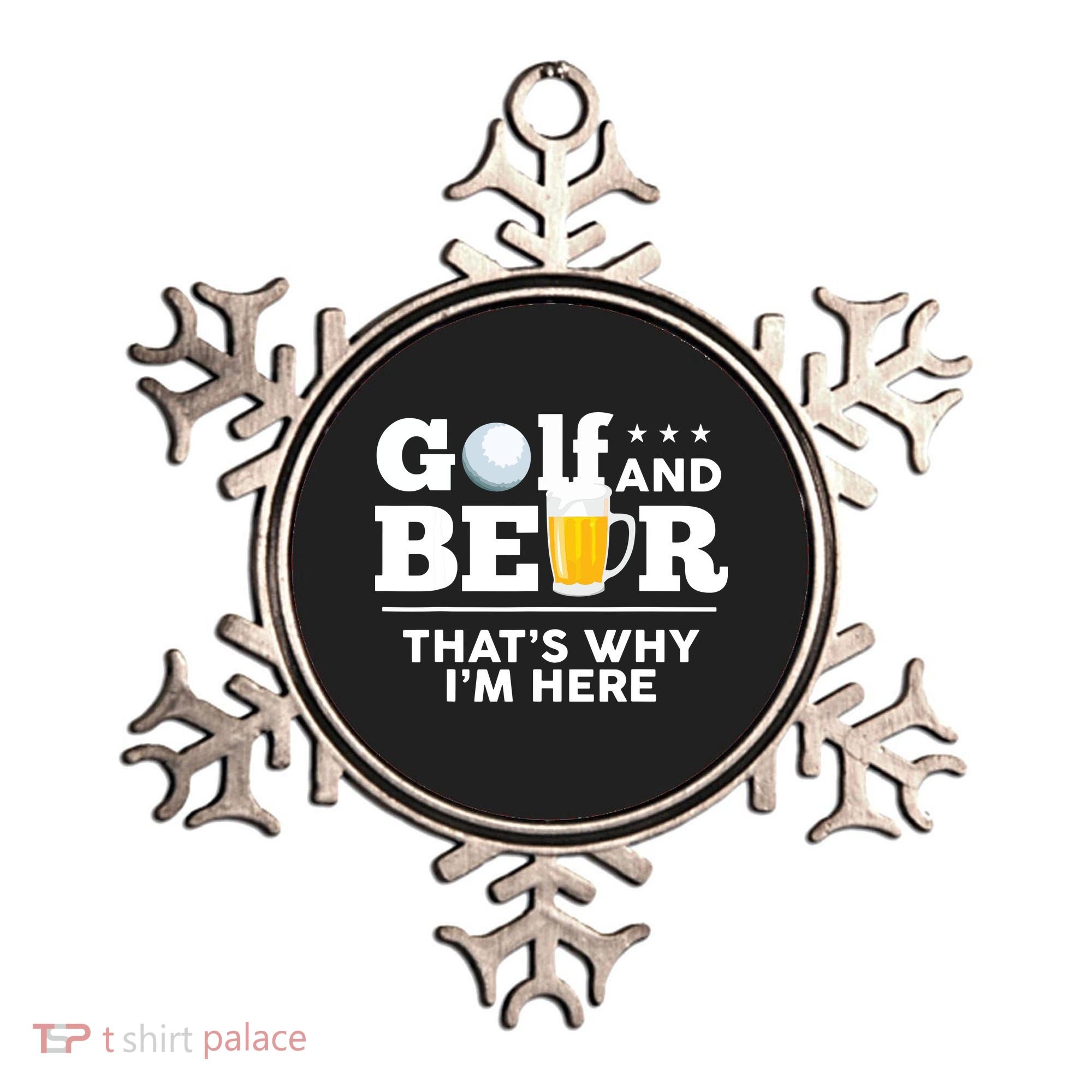 Golf And Beer That's Why I'm Here | Funny Golf Player Sarcasm Ornament