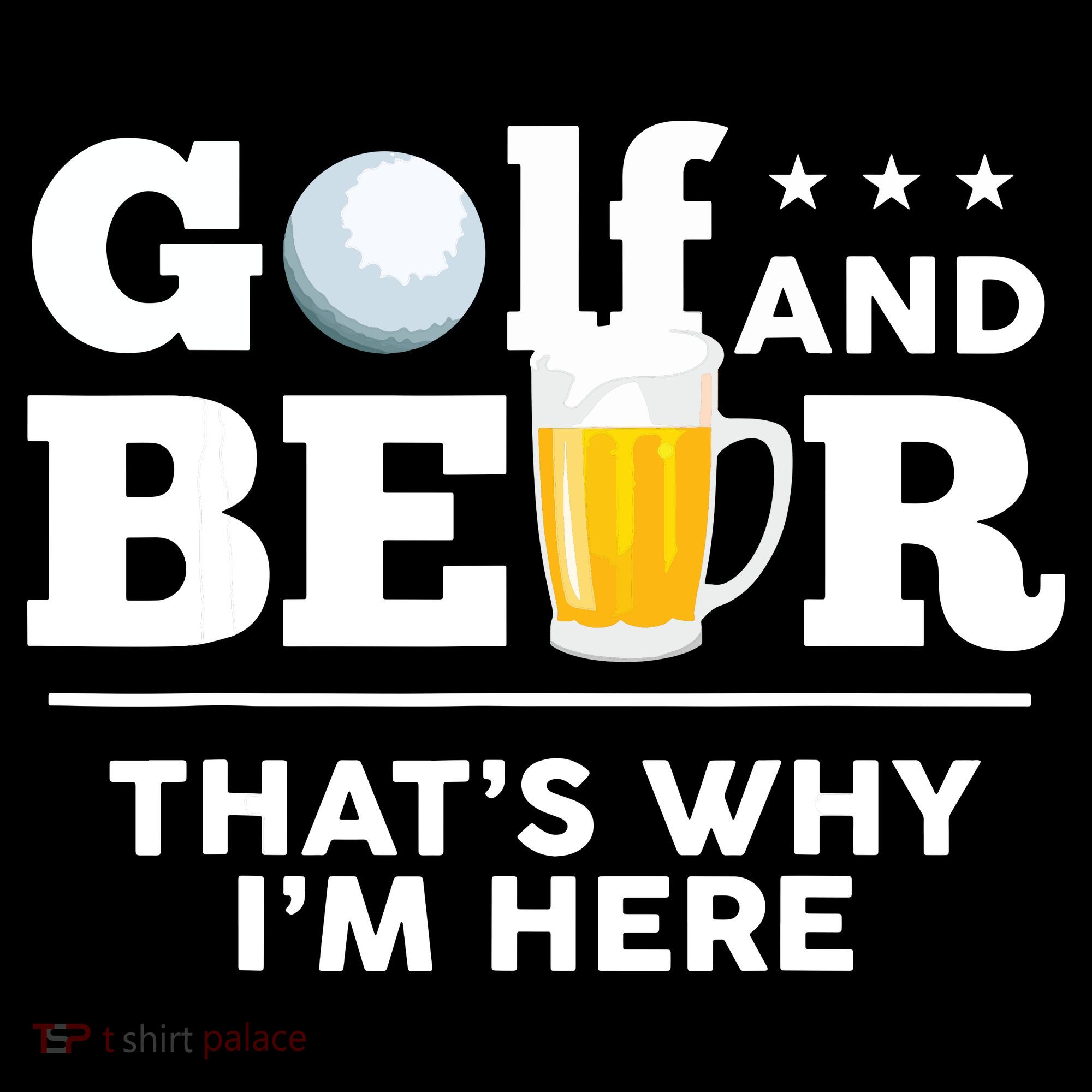 Golf And Beer That's Why I'm Here | Funny Golf Player Sarcasm Kids Sweatshirt
