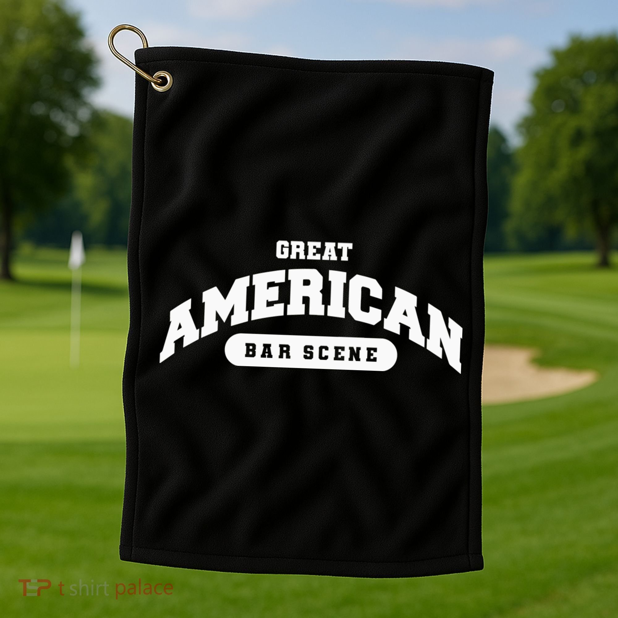 Great American Bar Scene Zach Lover Golf Towel