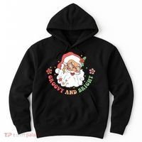 Groovy And Bright Santa Claus Christmas Hoodie thumb 0