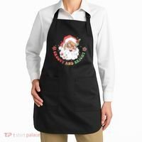 Groovy And Bright Santa Claus Christmas Apron thumb 2