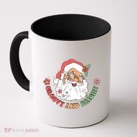 Groovy And Bright Santa Claus Christmas Coffee Mug thumb 0
