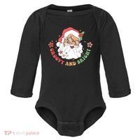 Groovy And Bright Santa Claus Christmas Baby Long Sleeve Bodysuit thumb 0