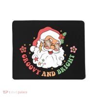 Groovy And Bright Santa Claus Christmas Mousepad thumb 0