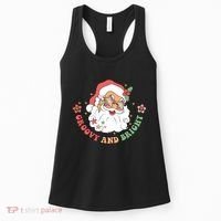 Groovy And Bright Santa Claus Christmas Women's Tank Top thumb 0