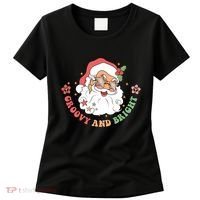 Groovy And Bright Santa Claus Christmas Women's T-Shirt thumb 0